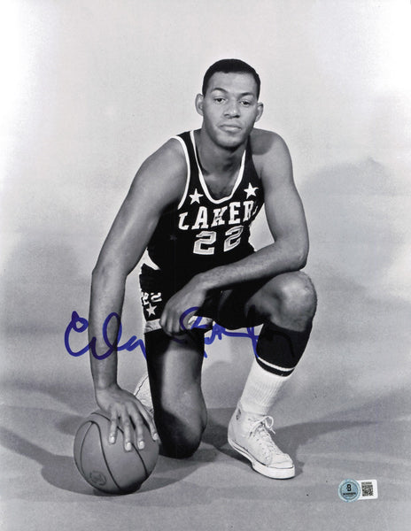 Elgin Baylor Autographed 11x14 Photo Los Angeles Lakers Beckett BAS QR #SB30684