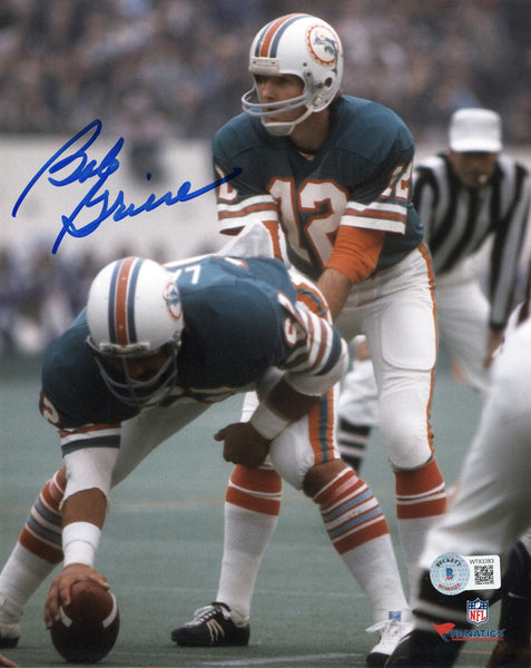 Bob Griese Autographed Miami Dolphins 8x10 Photo Beckett Witnessed