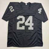 Signed Willie Brown HOF 84 Las Vegas Oakland Black Jersey JSA COA