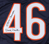 Doug Plank Signed Chicago Bears Jersey "SB XX Champs" (JSA) 1975 Draft Pick