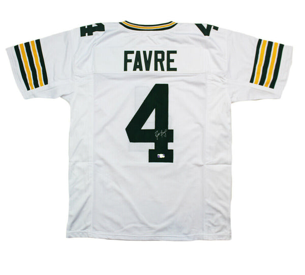 Brett Favre Signed Green Bay Custom White Jersey
