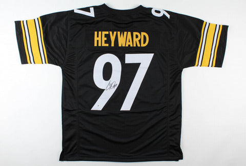 Cameron Heyward Signed Pittsburgh Steelers Jersey (Beckett) 3xPro Bowl D Lineman