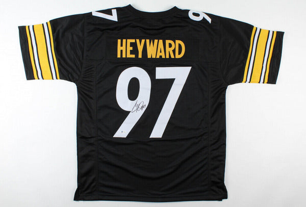 Cameron Heyward Signed Pittsburgh Steelers Jersey (Beckett) 3xPro Bowl D Lineman