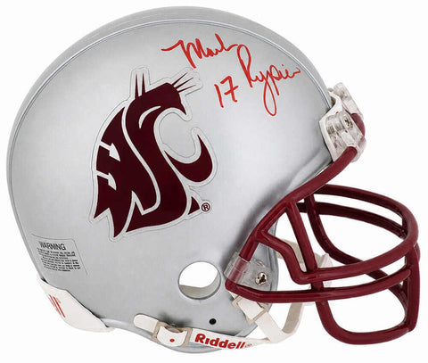 Mark Rypien Signed Washington State T/B Riddell VSR4 Mini Helmet (SCHWARTZ COA)