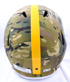TJ Watt Autographed Pittsburgh Steelers F/S Camo Speed Helmet-Beckett W Hologram