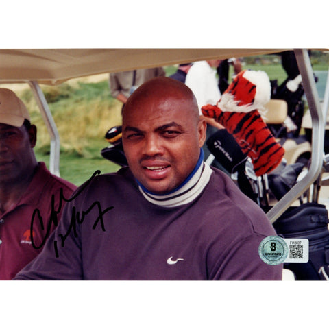 Charles Barkley Autographed/Signed Phoenix Suns 5x7 Photo Beckett 59226