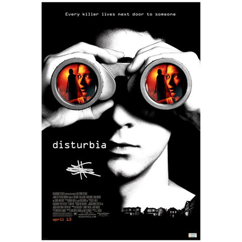 Shia LaBeouf Autographed 2007 Disturbia 16x24 Movie Poster