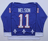 Brock Nelson Signed Colorado Avalanche / Nordiques Throwback Jersey (Beckett)