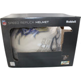 Ray Lewis Signed Baltimore Ravens F/S Retro Helmet Beckett Witnessed 57528