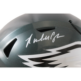 Randall Cunningham Autographed Philadelphia Eagles Midi Helmet Beckett W 53198