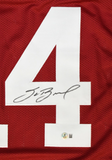 Sam Bradford Autographed Crimson College Style Jersey - Beckett W Hologram
