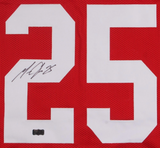Melvin Gordon Signed Wisconsin Custom Red Jersey