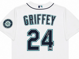 Seattle Mariners Ken Griffey Jr. Signed White Nike Jersey Size L Beckett Witness