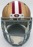 TREY LANCE AUTOGRAPHED 49ERS GOLD FULL SIZE SPEED HELMET BECKETT QR 194741