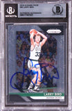 Celtics Larry Bird Authentic Signed 2018 Panini Prizm #85 Card BAS Slabbed