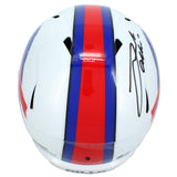 Josh Allen Autographed (Black Ink) Buffalo Bills Speed Full Size Helmet Beckett