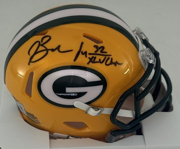 Packers BRANDON JACKSON Signed Riddell Speed Mini Helmet AUTO w/ XLV Champ - BAS