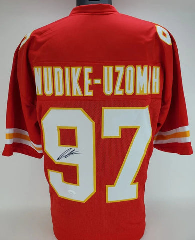 Felix Anudike-Uzomah Signed Kansas City Chiefs Jersey (JSA COA) 2023 1st Rnd Pck