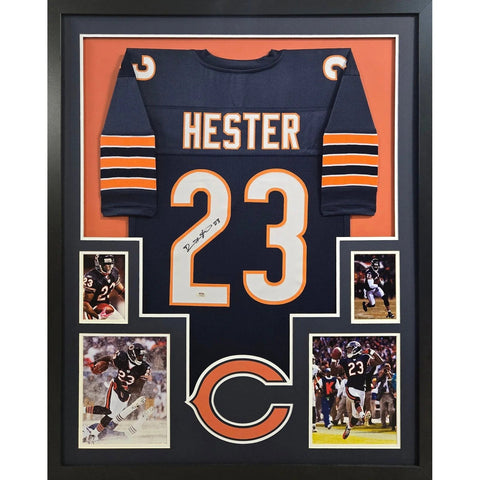 Devin Hester Autographed Signed Framed Chicago Bears Jersey PSA/DNA