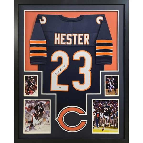 Devin Hester Autographed Signed Framed Chicago Bears Jersey PSA/DNA
