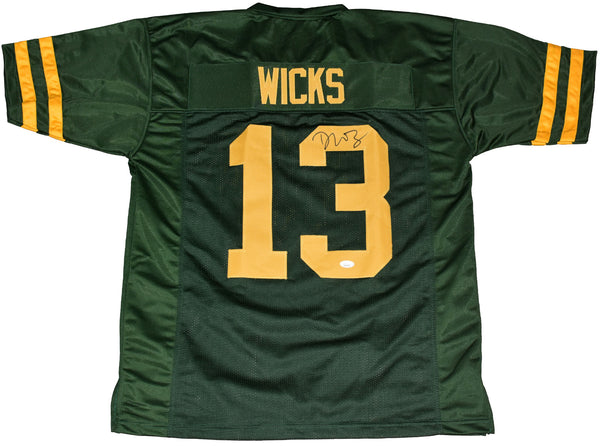 DONTAYVION WICKS AUTOGRAPHED SIGNED GREEN BAY PACKERS #13 JERSEY JSA