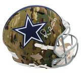 Michael Irvin Signed Dallas Cowboys Speed Authentic Camo NFL Helmet