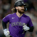 Brendan Rodgers Signed Rawlings Gold Glove Baseball (JSA) Astros & Rockies/ Inf.