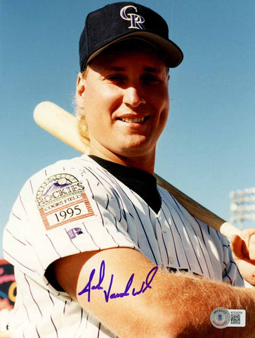 John Vander Wal Autographed Colorado Rockies 8x10 Photo Beckett 50547