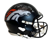 Pat Bryant II Troy Franklin RJ Harvey Autographed Broncos Pro Helmet BAS JSA COA
