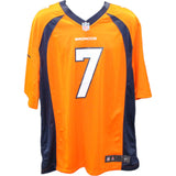 John Elway Autographed Denver Broncos Orange Nike Jersey Beckett 45791