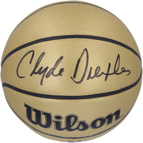 Clyde Drexler Houston Rockets Signed Wilson Alliance Series Edition Basketball
