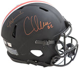 OLAVE & WILSON AUTOGRAPHED OHIO STATE ECLIPSE FULL SIZE AUTHENTIC HELMET BECKETT
