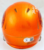 Mark Rypien Autographed WFT Flash Speed Mini Helmet w/SB MVP-Beckett W Hologram