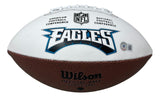 Randall Cunningham Signed Philadelphia Eagles Wilson Logo Football BAS