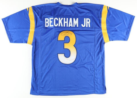 Odell Beckham Jr. Signed Rams Jersey (JSA COA) 3xPro Bowl Wide Receiver