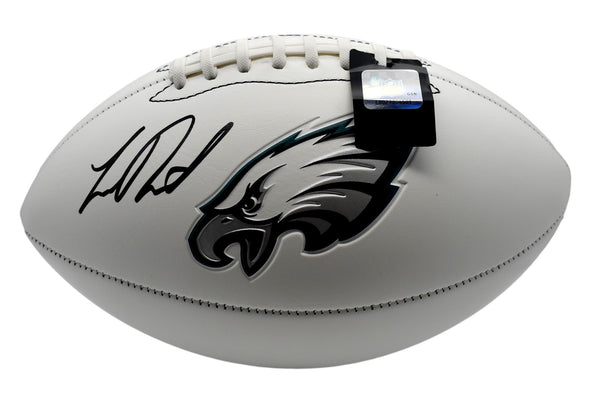 Landon Dickerson Signed/Auto Philadelphia Eagles Logo Football JSA 209884