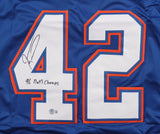Jevon Kearse Signed Florida Gators Jersey Inscribed "96 Nat'l Champs" (Beckett)