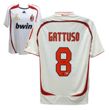 Gennaro Gattuso Signed AC Milan Soccer Jersey #8 with Beckett COA