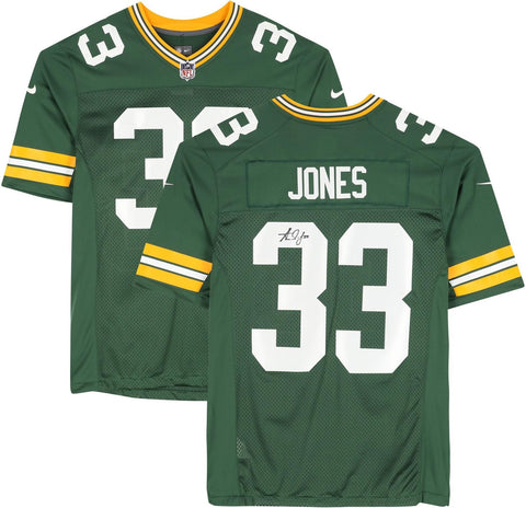 Aaron Jones Green Bay Packers Autographed Green Nike Limited Jersey