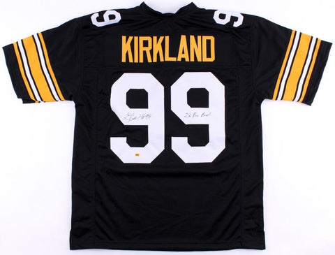 Levon Kirkland Signed Pittsburgh Steelers Jersey inscrd "2x Pro Bowl" (CAS COA)