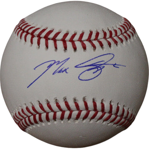 Max Scherzer Autographed/Signed Texas Rangers OML Baseball MLB 46884