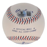 Sammy Sosa Signed OML 1995 All-Star Game Logo Baseball (Beckett) Chicago Cubs OF