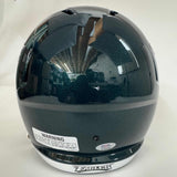 Autographed/Signed JASON KELCE Philadelphia Eagles Full Size F/S Helmet PSA COA