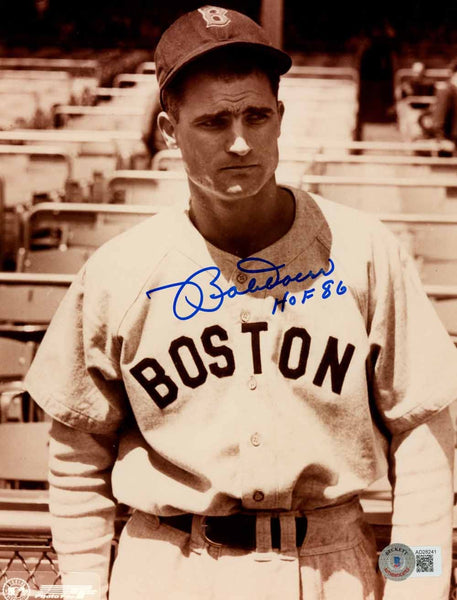 Bobby Doerr Autographed Boston Red Sox 8x10 Photo HOF Beckett 50589