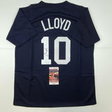 Autographed/Signed Carli Lloyd Navy Blue Soccer Team USA Jersey JSA COA Auto