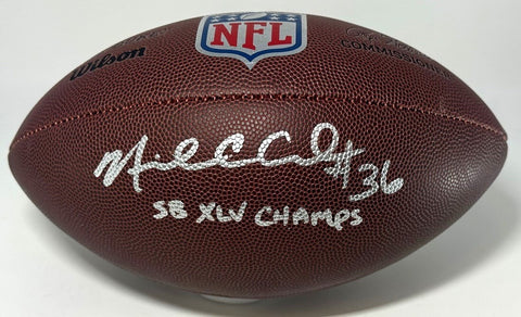 Packers NICK COLLINS Signed NFL Replica Wilson Football AUTO w/ SB Champs - JSA