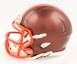 Eric Metcalf Signed Cleveland Browns Flash Alternate Speed Mini Helmet (JSA COA)