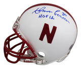 Nebraska Ahman Green "HOF 12" Authentic Signed VSR4 Rep Mini Helmet BAS #BV01159