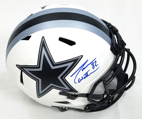 Jason Witten Autographed Dallas Cowboys Replica Lunar Eclipse Helmet Beckett