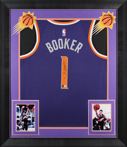 Kevin Durant Phoenix Suns Autographed Purple Nike Icon Swingman Jersey
